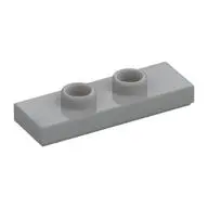 PLATE 1X3 W/ 2 KNOBS