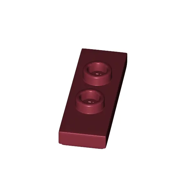 PLATE 1X3 W/ 2 KNOBS