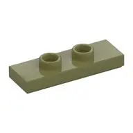 PLATE 1X3 W/ 2 KNOBS