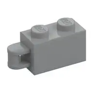 BRICK 1X2, W/ 3.2 SHAFT, VERT. END