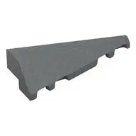 RIGHT ROOF TILE 2X5, 45 DEG.