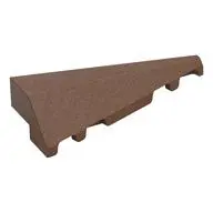 RIGHT ROOF TILE 2X5, 45 DEG.