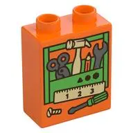 BRICK 1X2X2, NO. 256