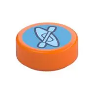 FLAT TILE 1X1, ROUND, NO. 287