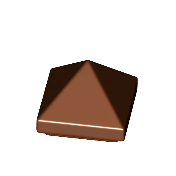 PYRAMID RIDGED TILE 1X1X2/3