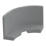 WALL 3X3X2, 1/4 CIRCLE