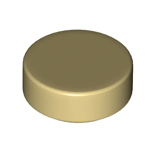 FLAT TILE 1X1, ROUND
