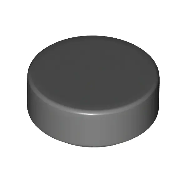FLAT TILE 1X1, ROUND