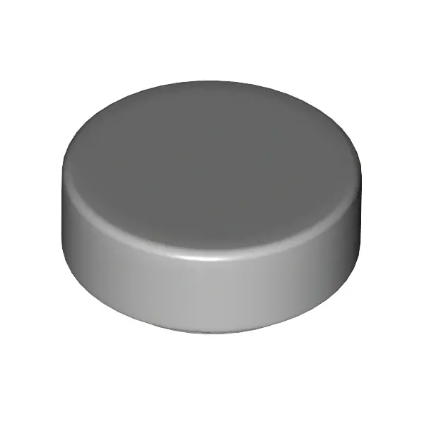 FLAT TILE 1X1, ROUND