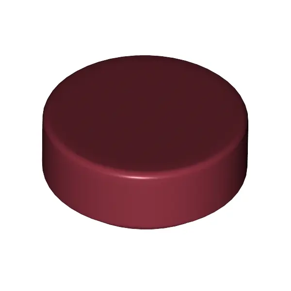 FLAT TILE 1X1, ROUND