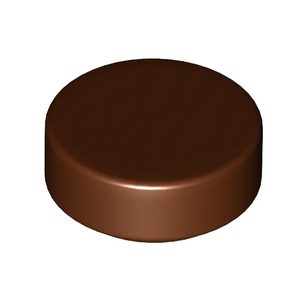 FLAT TILE 1X1, ROUND