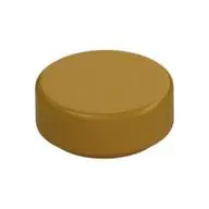 FLAT TILE 1X1, ROUND