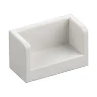 WALL DOUBLE CORNER 1X2X1