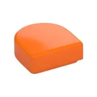 FLAT TILE 1X1, 1/2 CIRCLE