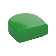 FLAT TILE 1X1, 1/2 CIRCLE