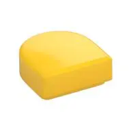 FLAT TILE 1X1, 1/2 CIRCLE