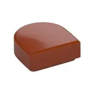 FLAT TILE 1X1, 1/2 CIRCLE