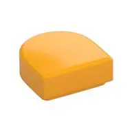 FLAT TILE 1X1, 1/2 CIRCLE