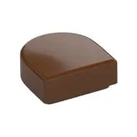 FLAT TILE 1X1, 1/2 CIRCLE