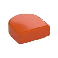 FLAT TILE 1X1, 1/2 CIRCLE