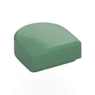 FLAT TILE 1X1, 1/2 CIRCLE
