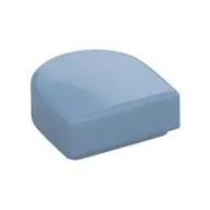 FLAT TILE 1X1, 1/2 CIRCLE