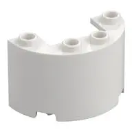 WALL 1/2 CIRCLE, 2X4X2 W/ CUTOUT