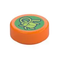 FLAT TILE 1X1, ROUND, NO. 296