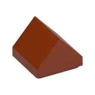 ROOF TILE 1X1, DEG. 45, W/O KNOBS