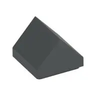 ROOF TILE 1X1, DEG. 45, W/O KNOBS