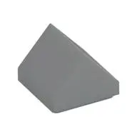 ROOF TILE 1X1, DEG. 45, W/O KNOBS