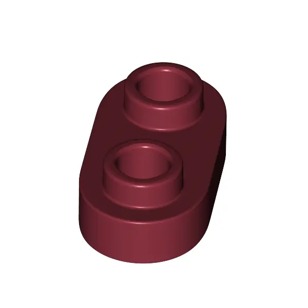 PLATE 1X2, ROUNDED, NO. 1
