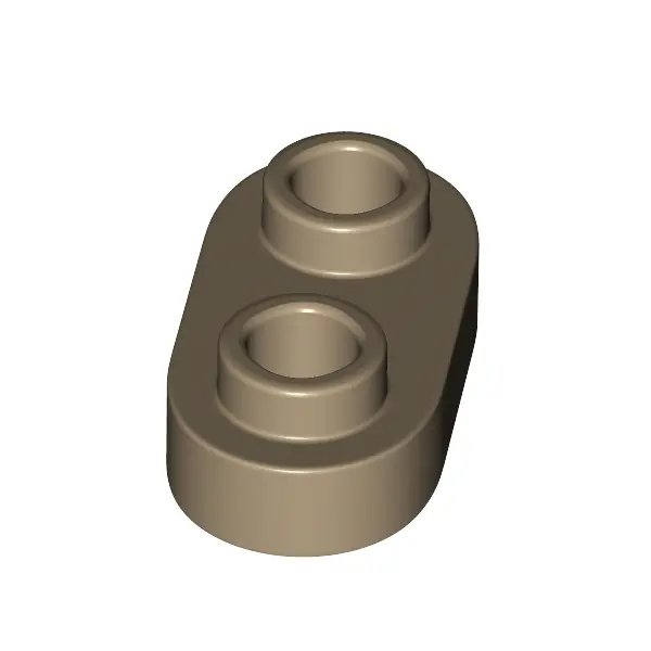 PLATE 1X2, ROUNDED, NO. 1