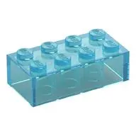 BRICK 2X4, TRANSPARENT