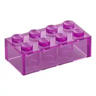 BRICK 2X4, TRANSPARENT