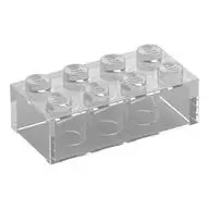 BRICK 2X4, TRANSPARENT