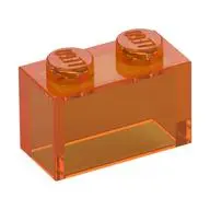 BRICK 1X2 W/O PIN