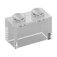 BRICK 1X2 W/O PIN
