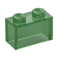 BRICK 1X2 W/O PIN