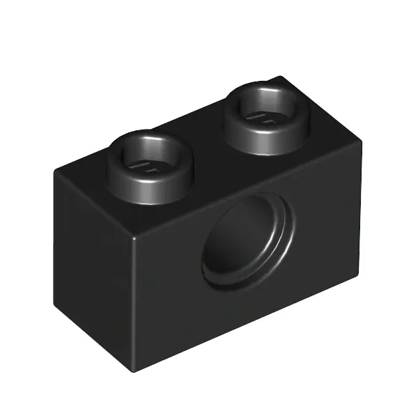 TECHNIC BRICK 1X2, Ø4.9