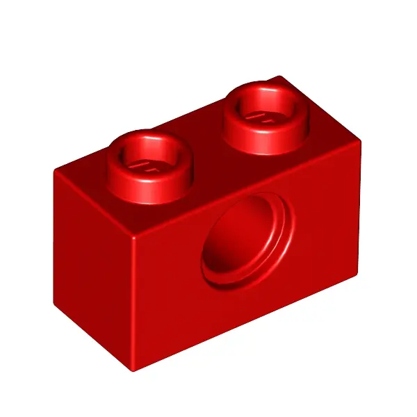 TECHNIC BRICK 1X2, Ø4.9