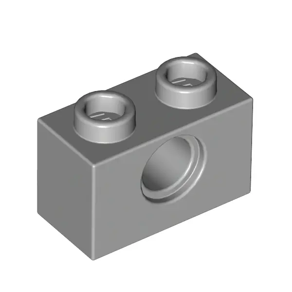 TECHNIC BRICK 1X2, Ø4.9