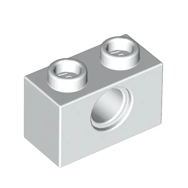 TECHNIC BRICK 1X2, Ø4.9