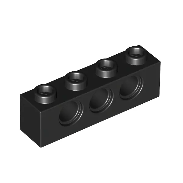 TECHNIC BRICK 1X4, Ø4,9