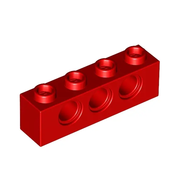 TECHNIC BRICK 1X4, Ø4,9