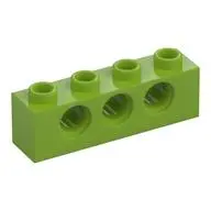 TECHNIC BRICK 1X4, Ø4,9