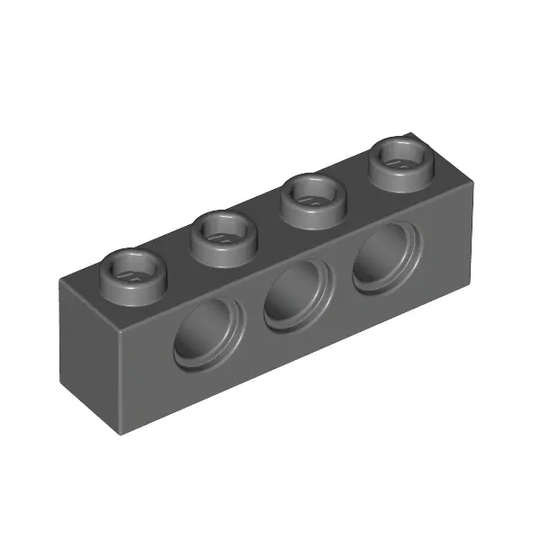 TECHNIC BRICK 1X4, Ø4,9