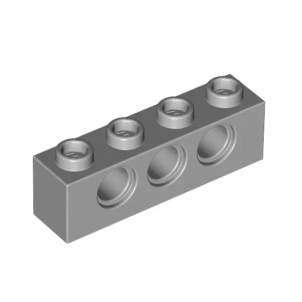 TECHNIC BRICK 1X4, Ø4,9