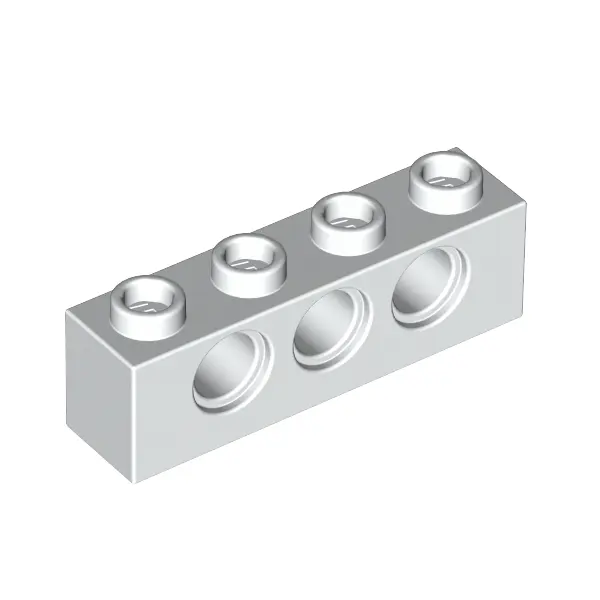 TECHNIC BRICK 1X4, Ø4,9
