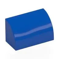 BRICK 1X2, OUTSIDE HALF BOW